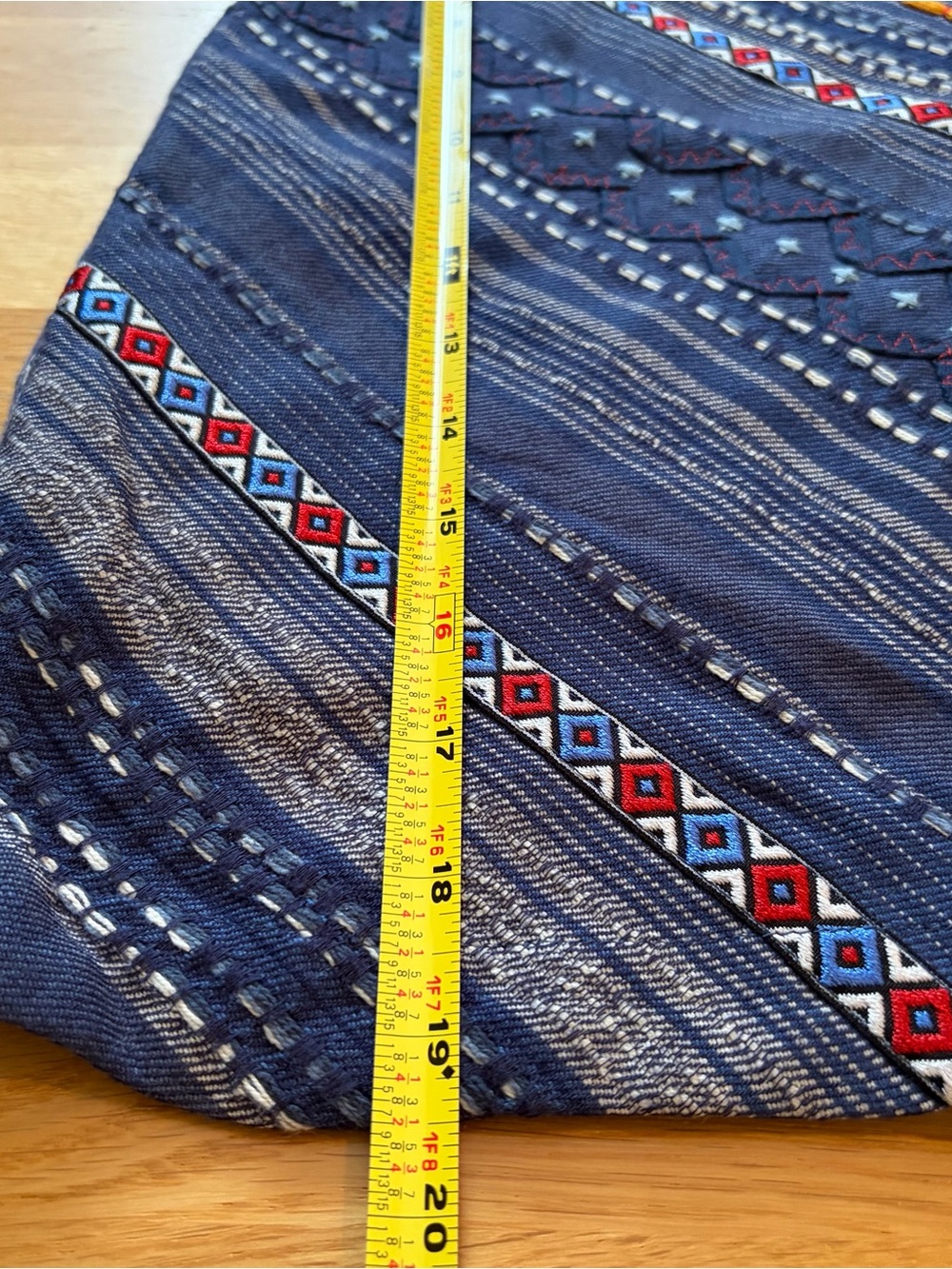 NWT Maeve by Anthropologie Navy Multi-Colored Skirt, Size 4 - Picture 12 of 12